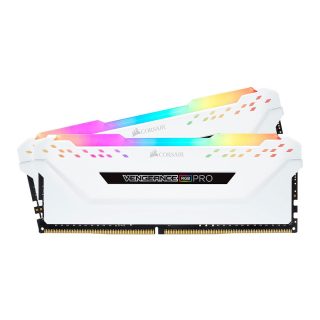 Corsair VENGEANCE® RGB PRO 16GB (2 x 8GB) DDR4 DRAM 3600MHz C18 Memory Kit — White