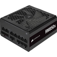 Corsair RM850x Fully Modular Low-Noise ATX Power Supply – ATX 3.1 Compliant, PCIe 5.1 Support, Cybenetics Gold Efficiency, Native 12V-2x6 Connector – Black
