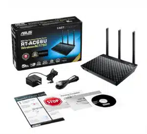 ASUS RT-AC66U B1 Dual-Band Wireless-AC1750 Gigabit Router With AiMesh And AiProtection