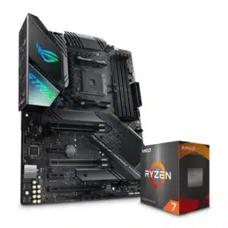 AMD Ryzen 7 5800X, ASUS X570-E ROG Strix Gaming WiFi II, CPU / Motherboard Combo