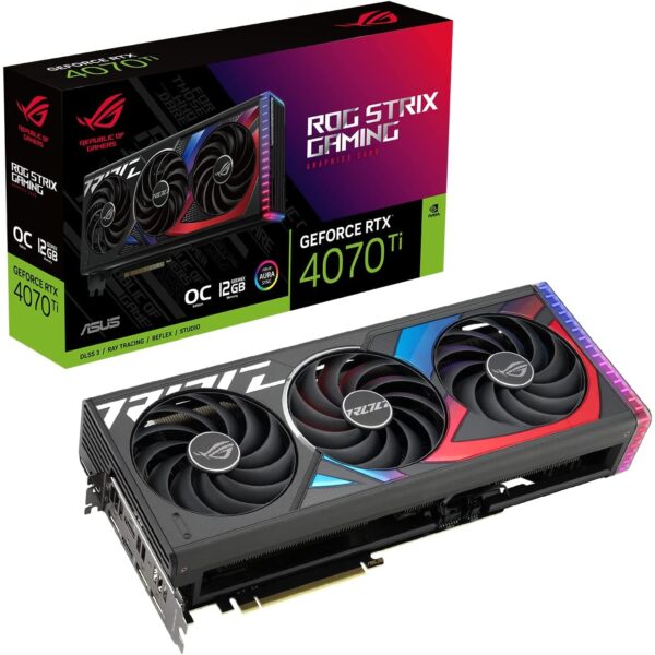 ASUS ROG Strix GeForce RTX 4070 Ti 12GB GDDR6X OC Edition Graphics Card