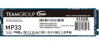 TeamGroup MP33 512 GB NVMe SSD