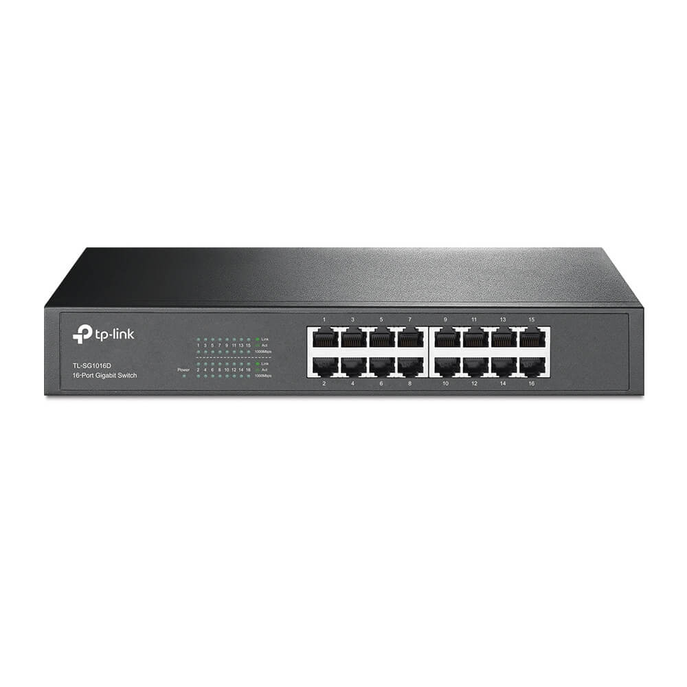 TP-Link TL-SG1016D - 16-Port Gigabit Desktop/Rackmount Switch - Image 2