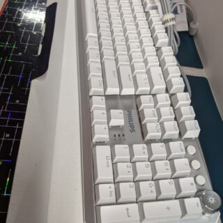 Philips White G405 Mechanical Keyboard