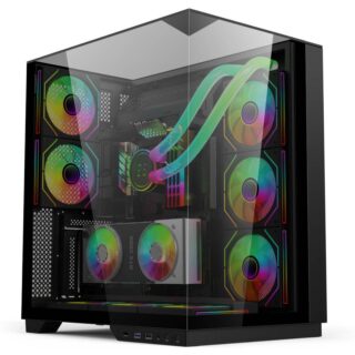 EASE EC125 RGB Glass CASE Black