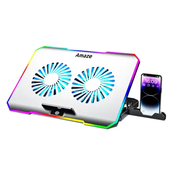 Amaze A505 Laptop Dual fans RGB Cooling Stand