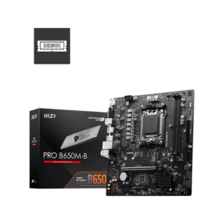 MSI PRO B650M-B Motherboard for AMD AM5 DDR5