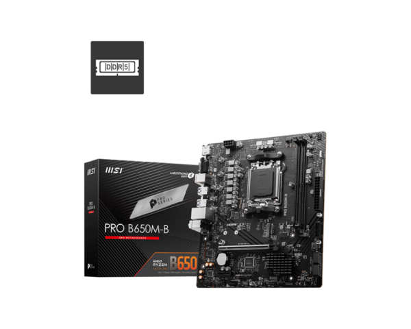 MSI PRO B650M-B Motherboard for AMD AM5 DDR5