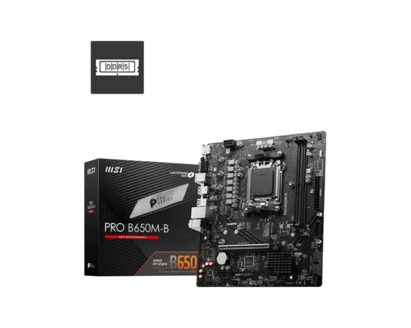 MSI PRO B650M-B Motherboard for AMD AM5 DDR5