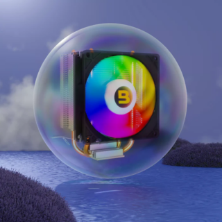 Boost Arctic RGB CPU Air Cooler 2 Heat Pipe – Baby Cooler with Stunning RGB