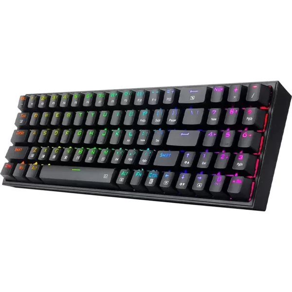 REDRAGON K628 POLLUX PRO 75% WIRELESS RGB GAMING KEYBOARD (BLACK) - Image 3