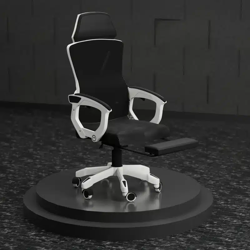 Boost Comfort Ergonomic Gaming Chair with Footrest