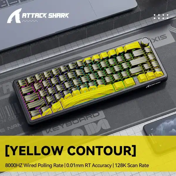 ATTACK SHARK X65PRO HE Wireless Rapid Trigger Keyboard Magnetic Switch - Image 4