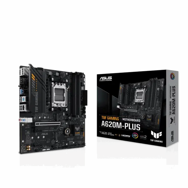 ASUS TUF GAMING A620M-PLUS AMD AM5 DDR5 Ryzen Motherboard