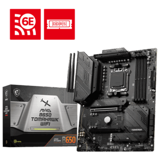 MSI MAG B650 TOMAHAWK WiFi DDR5 Ryzen 9000 Series Motherboard