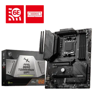 MSI MAG B650 TOMAHAWK WiFi DDR5 Ryzen 9000 Series Motherboard