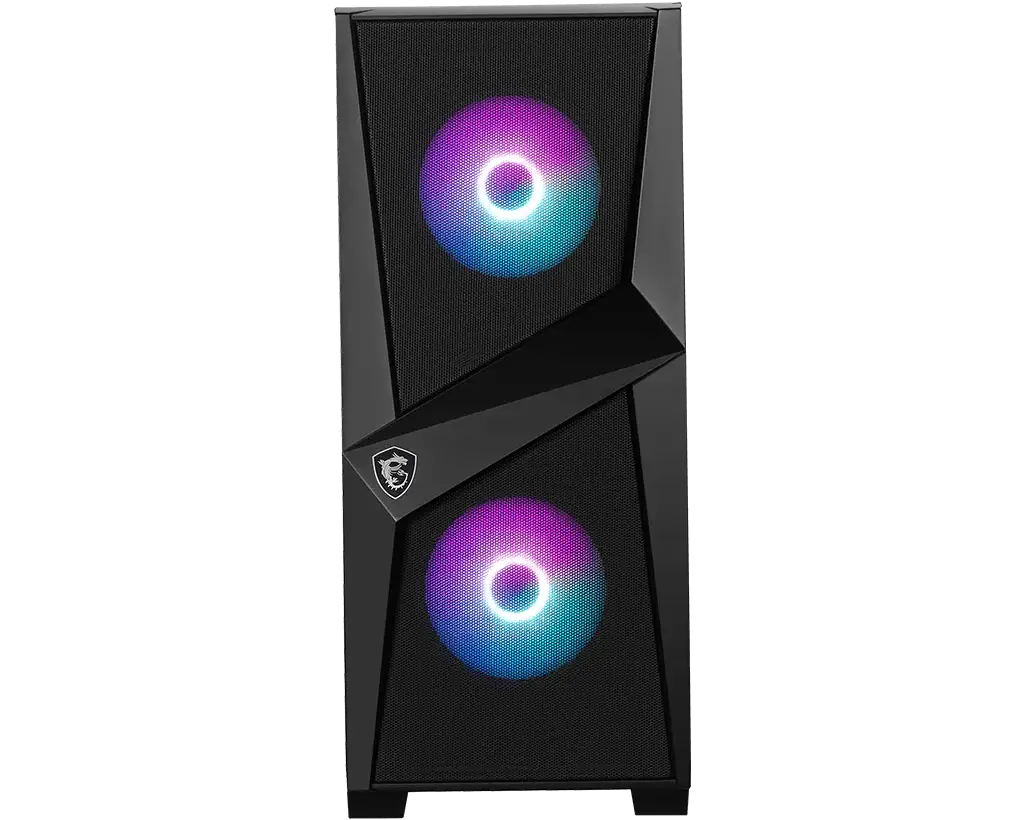 MSI MAG FORGE 100R MID-TOWER CASE WITH 3x FANS PREINSTALLED