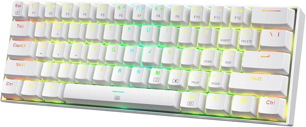 Redragon K630W Dragonborn RGB Mechanical Gaming Keyboard (White)