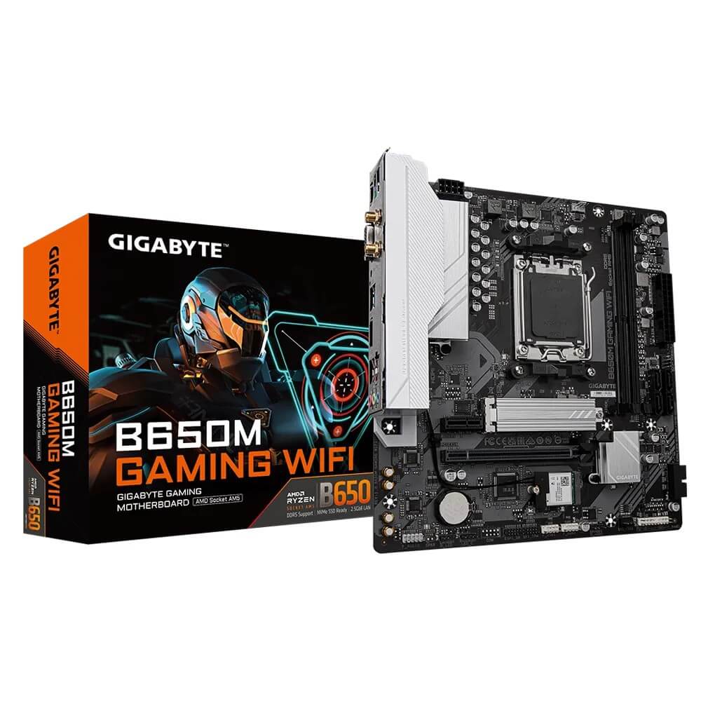 Gigabyte B650M Gaming WiFi AMD AM5 DDR5 Gaming Motherboard
