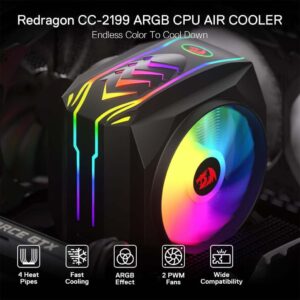 Redragon CC-2199 BALDER ARGB CPU Air Cooler