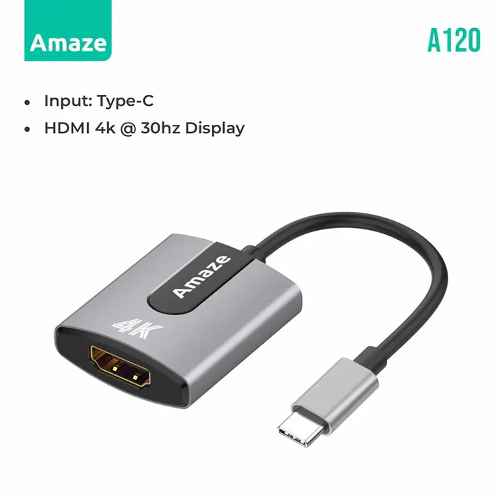 AMAZE TYPE C TO HDMI 4K ADAPTER | A120 - Image 3