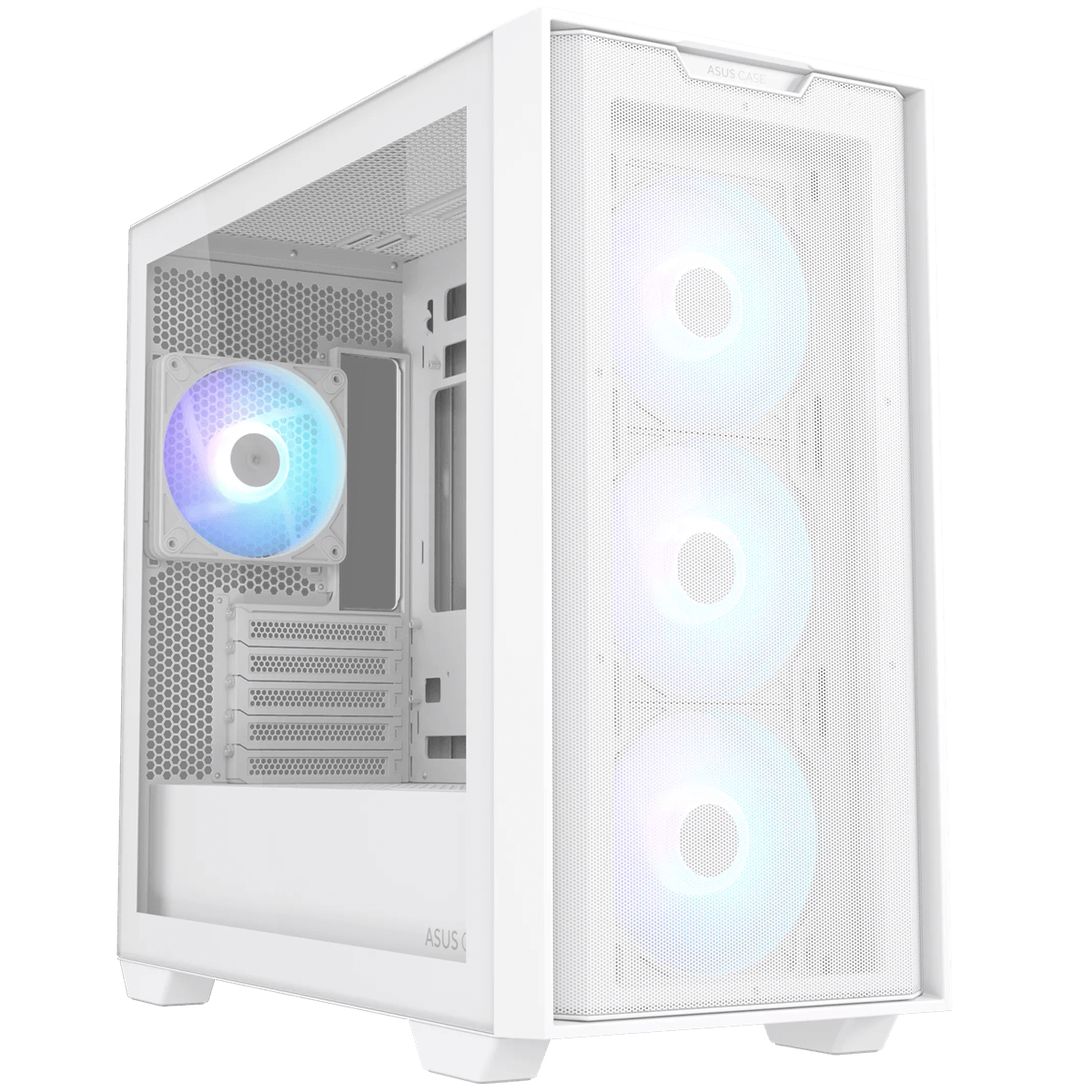 ASUS A21 Plus Micro-ATX Case White With 4x Preinstalled Fans
