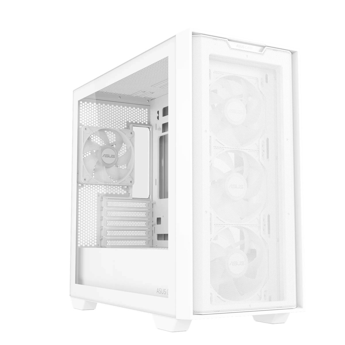 ASUS A21 Plus Micro-ATX Case White With 4x Preinstalled Fans