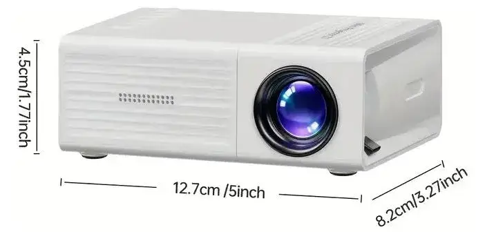 Z1 Mini Projector Full HD HDMI LED Portable White