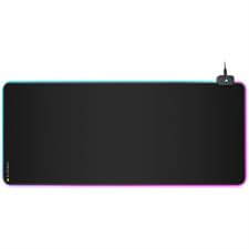 Corsair MM700 RGB Extended Cloth Gaming Mouse Pad: 36.6" x 15.8", 360° RGB Lighting, Two USB Port Hub, Thick Rubber - Black - Image 6