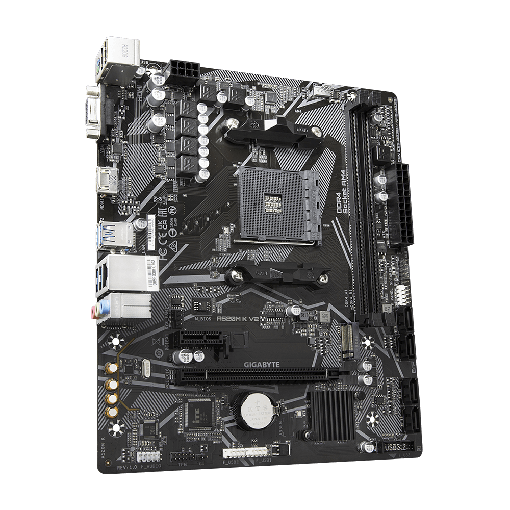 GIGAYBTE A520M K V2 AM4 Ryzen DDR4 Motherboard - Image 4
