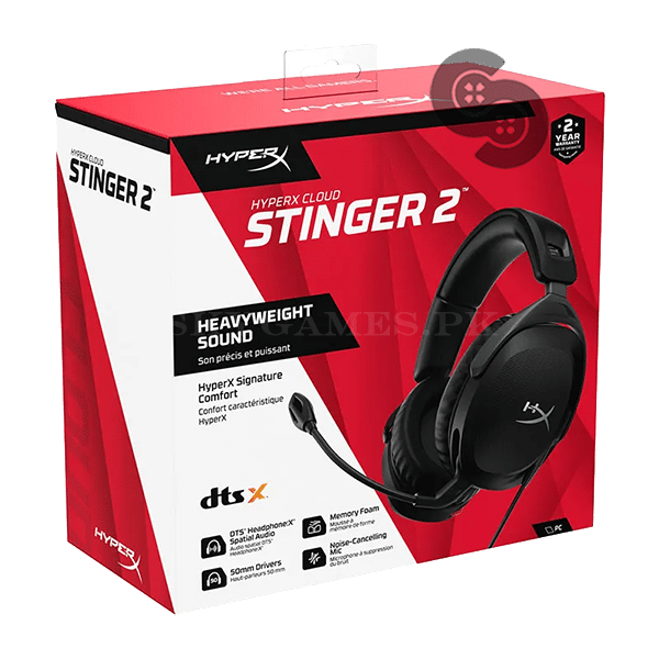 HyperX Cloud Stinger 2 Wired Gaming Headset - Box Open - Image 2