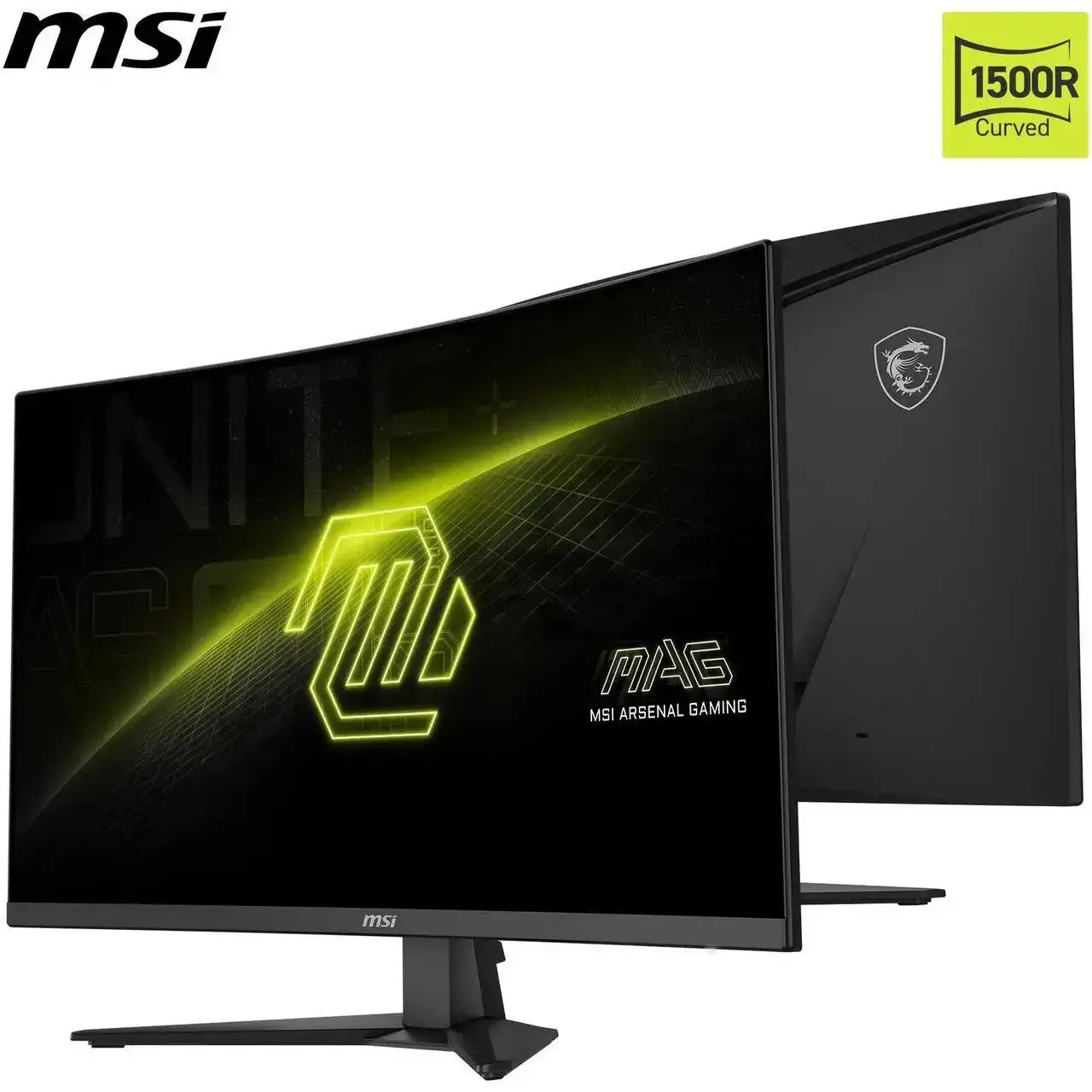 MSI MAG 321CQF E18 31.5" 180 Hz Rapid VA QHD (2560 x 1440) Curved Gaming Monitor - Image 2