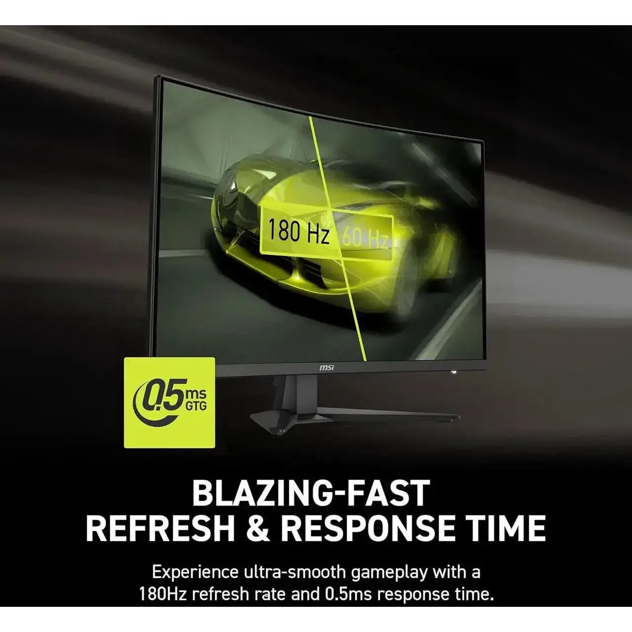 MSI MAG 321CQF E18 31.5" 180 Hz Rapid VA QHD (2560 x 1440) Curved Gaming Monitor - Image 4