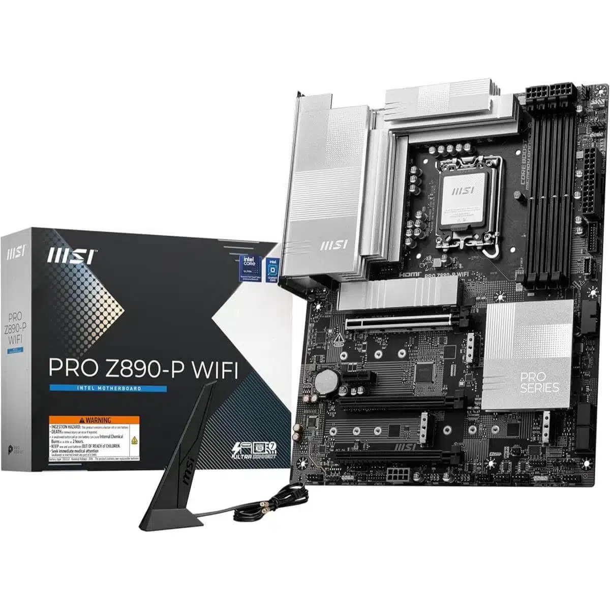 MSI PRO Z890-P WIFI INTEL 15th GEN ULTRA DDR5 MOTHERBOARD