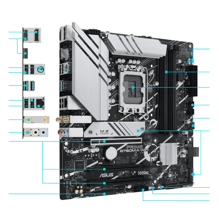 asus prime b760m a wifi ddr5