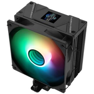 Thermalright Assassin Spirit 120 Vision Black ARGB CPU Air Cooler with 1.54 inch IPS Display