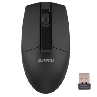 A4Tech G3-230NS Wireless Silent Click Mouse USB Black whilegeek