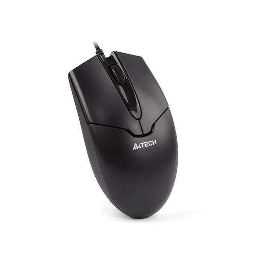 A4Tech OP-550S Silent Click Wired USB Mouse with Teflon Feet whilegeek