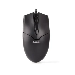 A4Tech OP-550S Silent Click Wired USB Mouse with Teflon Feet whilegeek