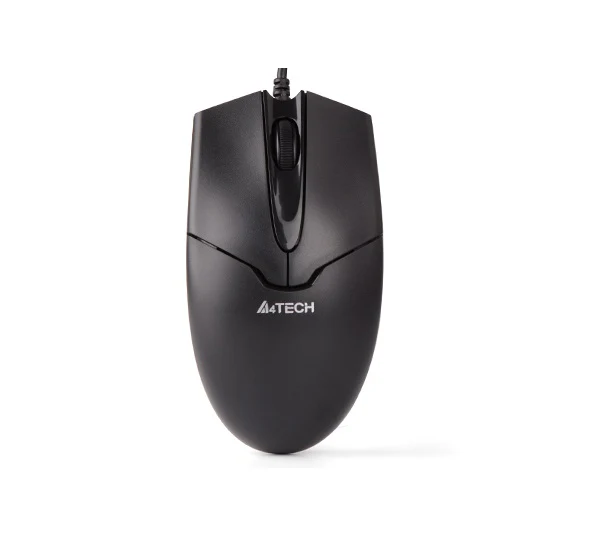 A4Tech OP-550S Silent Click Wired USB Mouse with Teflon Feet whilegeek