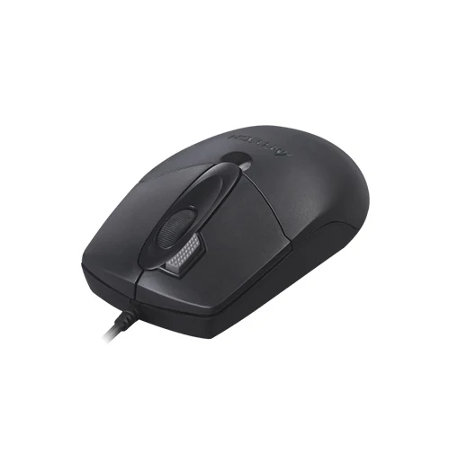 A4Tech OP-730D Wired USB Mouse - Black whilegeek