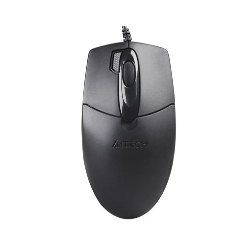 A4Tech OP-730D Wired USB Mouse - Black whilegeek