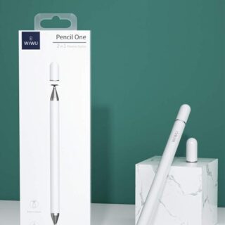 WiWU Pencil One Aluminum Alloy Touch Screen 2 in 1 Universal Stylus Pen whilegeek
