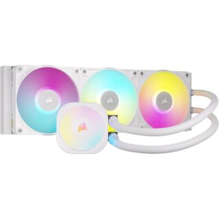 Corsair iCUE Link Titan 360 RX RGB AIO Liquid CPU Cooler White whilegeek