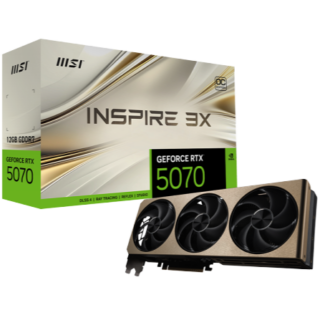 MSI GeForce RTX 5070 12GB Inspire 3X OC Graphics Card WHILEGEEK