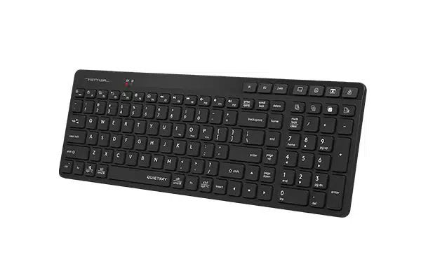 A4Tech Fstyler FBK27C AS Bluetooth & 2.4G Wireless Rechargeable 2-Zone Compact Keyboard WHILEGEEK