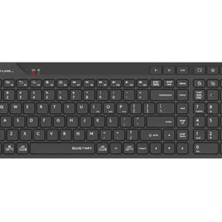 A4Tech Fstyler FBK27C AS Bluetooth & 2.4G Wireless Rechargeable 2-Zone Compact Keyboard WHILEGEEK