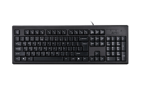 A4Tech KR-83 ComfortKey FN Keyboard whilegeek