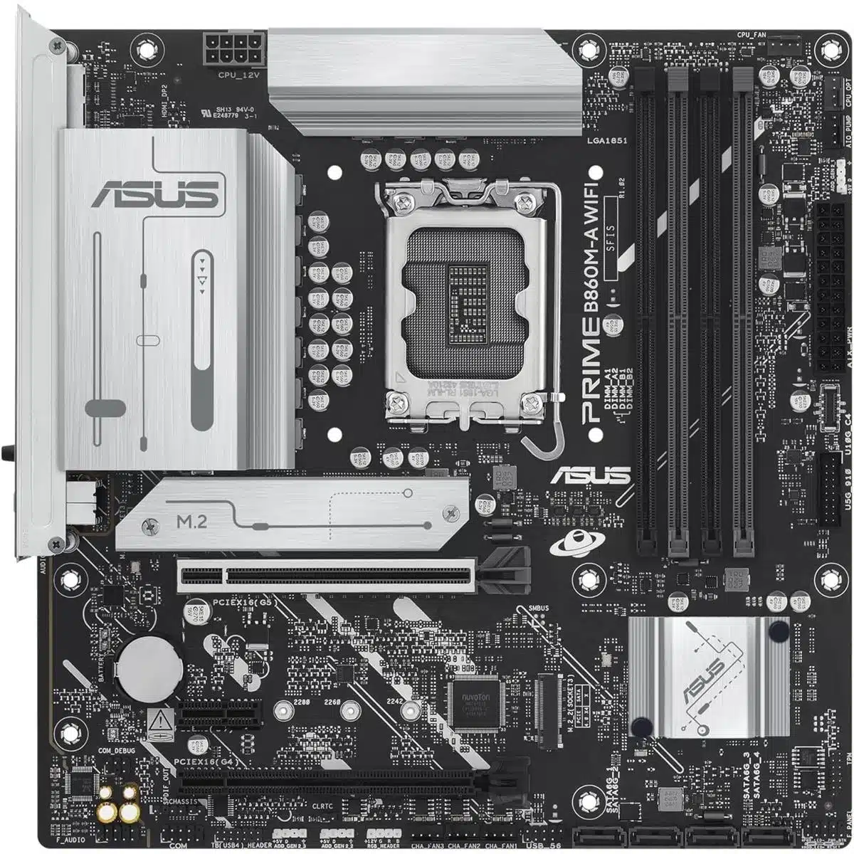 ASUS PRIME B860M-A WIFI-CSM | Micro-ATX Motherboard Ultimate DDR5 | Wi-Fi 6E PCIe 5.0 whilegeek