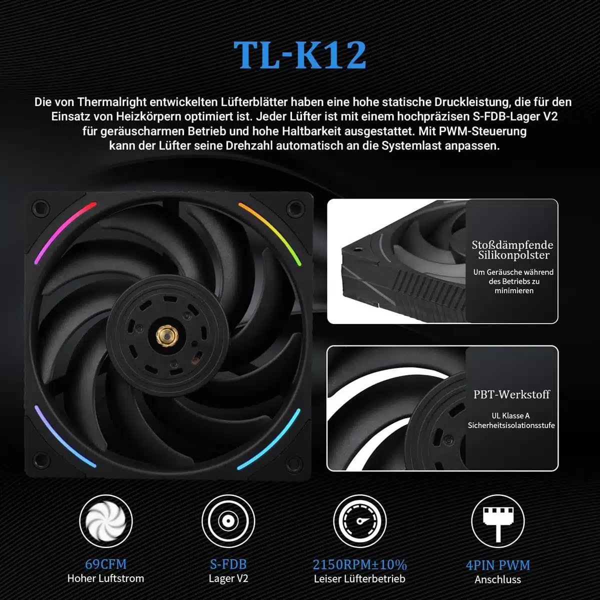 Thermalright Frozen Vision 360 ARGB 360mm AIO Liquid CPU Cooler, IPS LCD Screen – Black WHILEGEEK